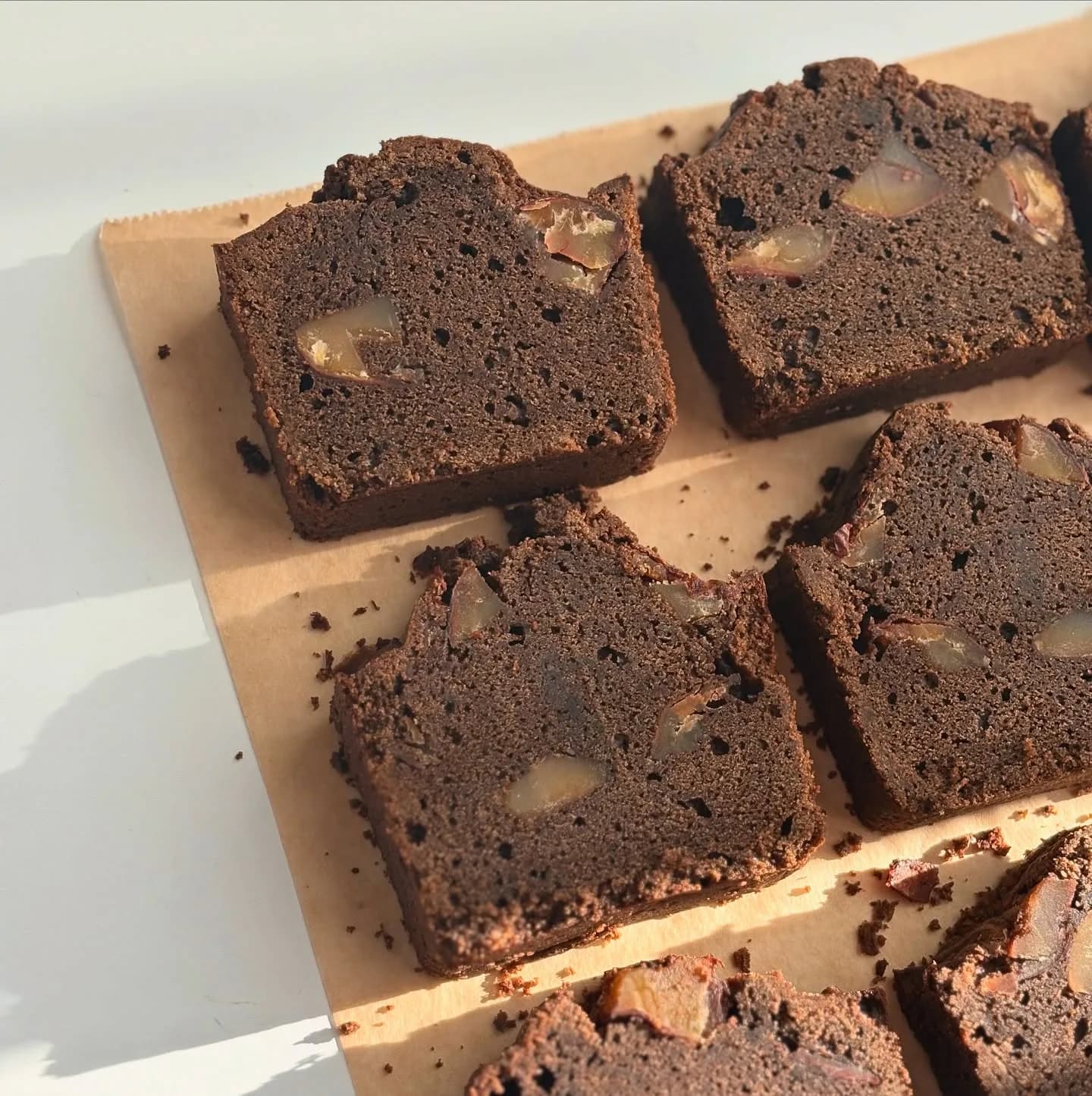 くるみ入りチョコブラウニー
